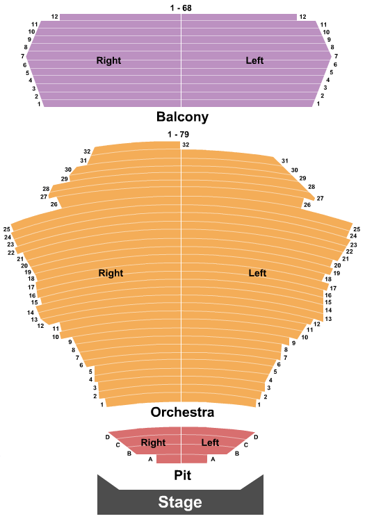 San Jose Center For The Performing Arts The Wiz Seating Chart